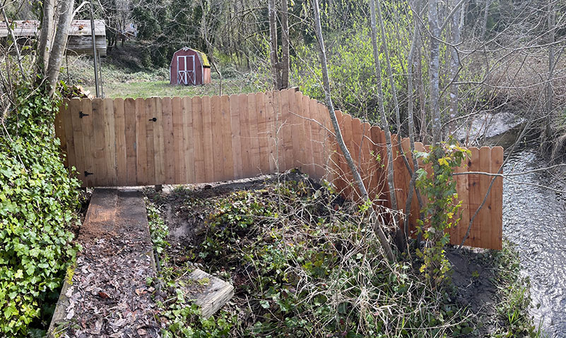 Wood privacy fences and other handyman services by TRJ Services in Washington State